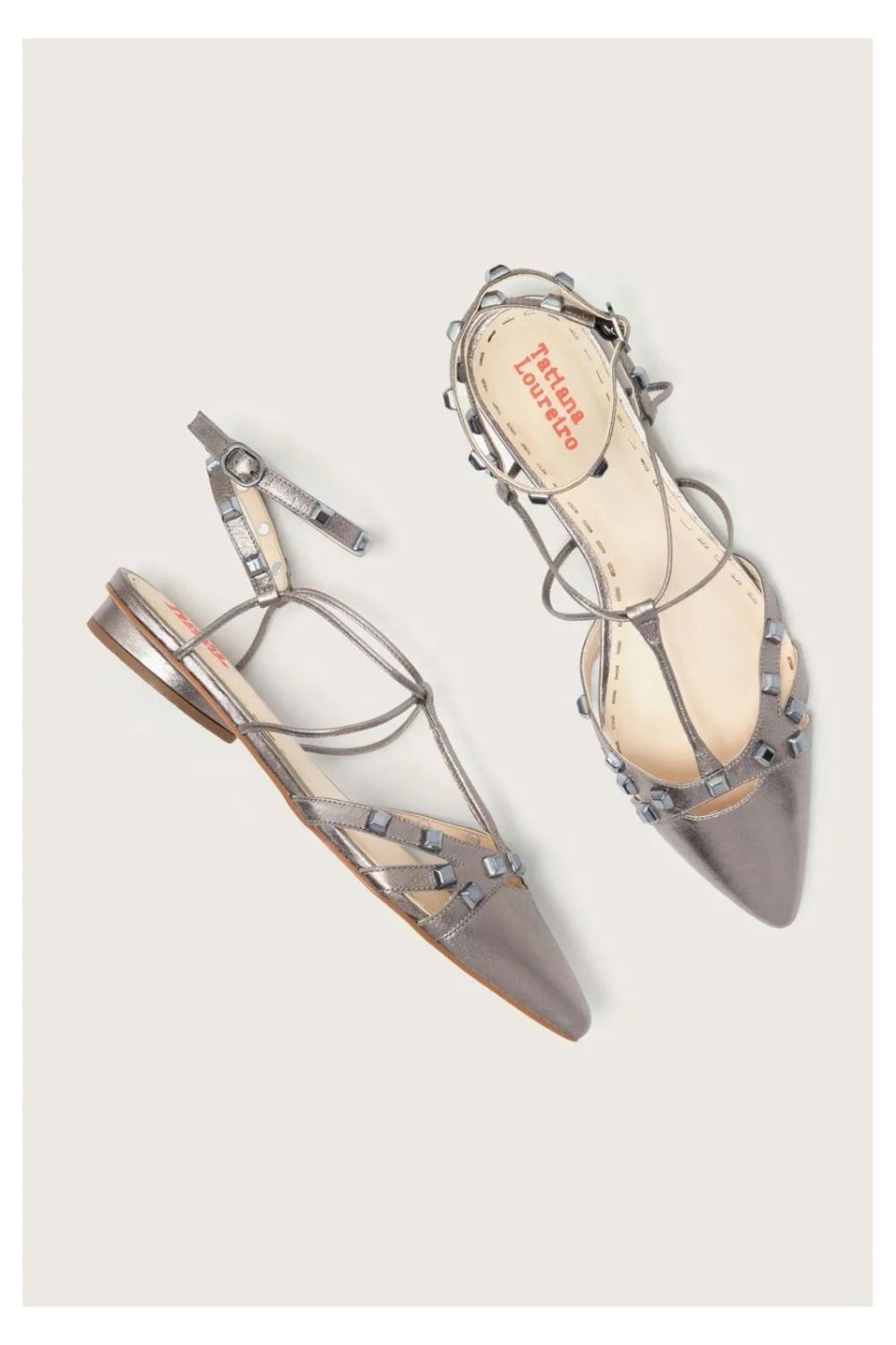 SAPATILHA GLADIADORA SPIKE SQUARE BICO FINO CARBONO FORRO DE COURO