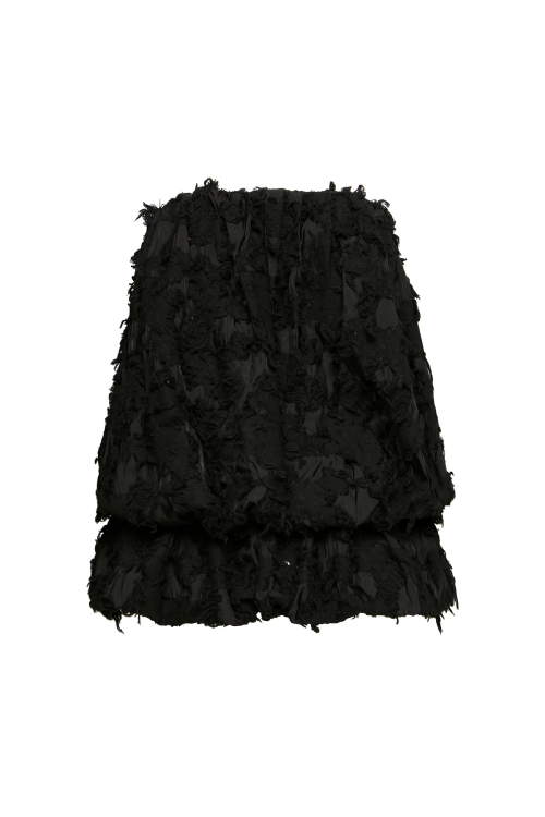 VESTIDO TOMARA QUE CAIA BALONE CURTO PRETO TIG