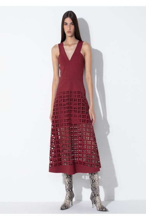 VESTIDO LASER ERIKA VERMELHO LAFORT