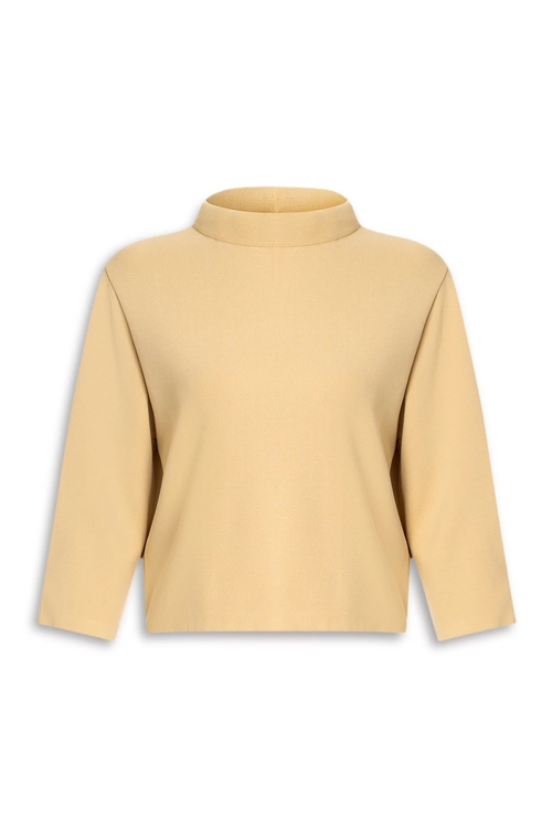 BLUSA COLMEIA TRICOT AMARELO EGREY