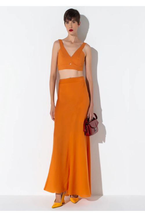 SAIA LONGA MARIA ORGANZA LARANJA SURREAL LAFORT