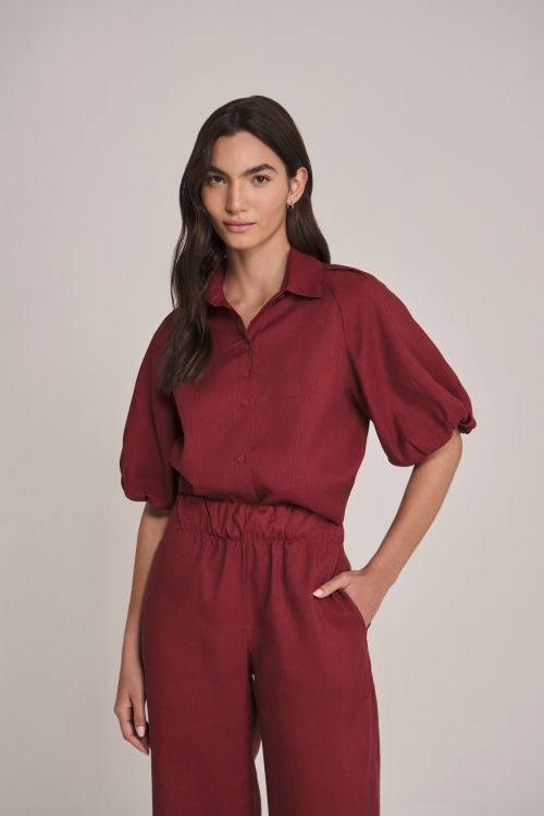 CAMISA MAITE TERRACOTA ALEHA