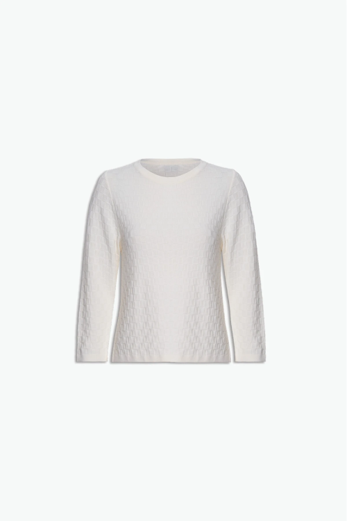 BLUSA RO 7/8 TRICO OFFWHITE EGREY