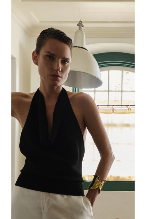 BLUSA ALEXANDRA FRENTE UNICA PRETO EGREY