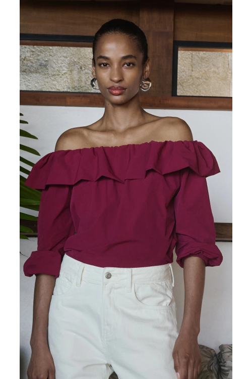 BLUSA BABADO TECNOLOGICO BORDO EGREY