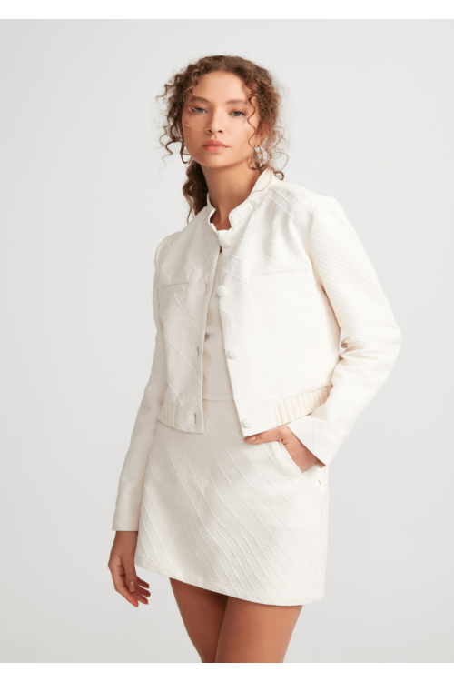 JAQUETA DULCE OFFWHITE ALEHA