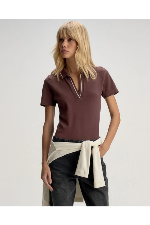 CAMISETA MM HE POLO MARROM AVELA CAMYS