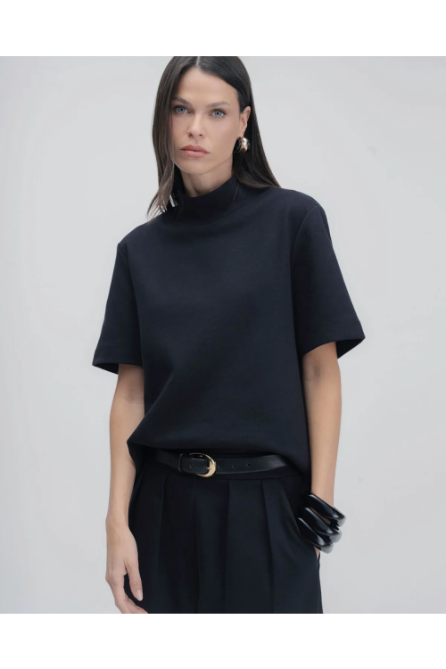 CAMISETA MANGA FLOW PRETO CAMYS