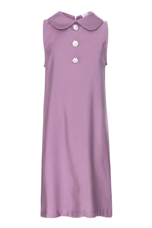 VESTIDO CUTE INFANTIL EM VISCOSE LILAS LALIBELA