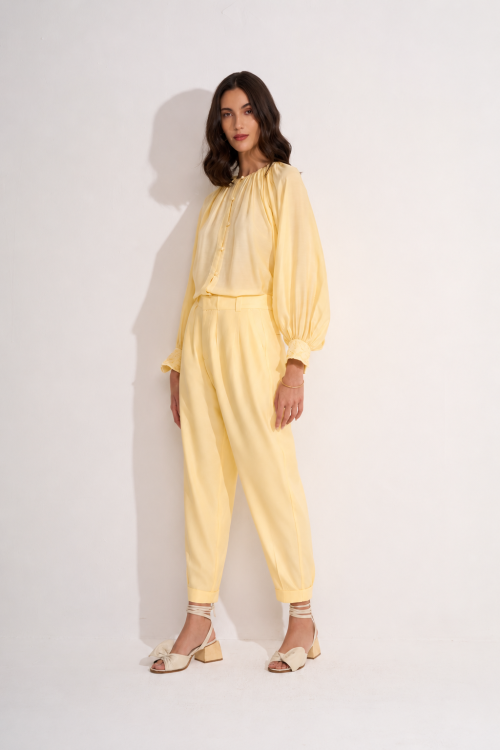 CALCA ELEANOR AMARELO - ALEHA