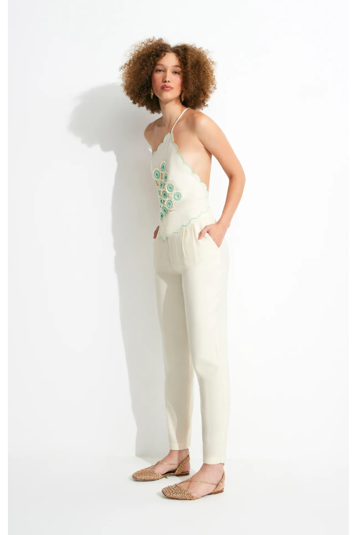 CALCA LIGIA PREGAS OFFWHITE ALEHA