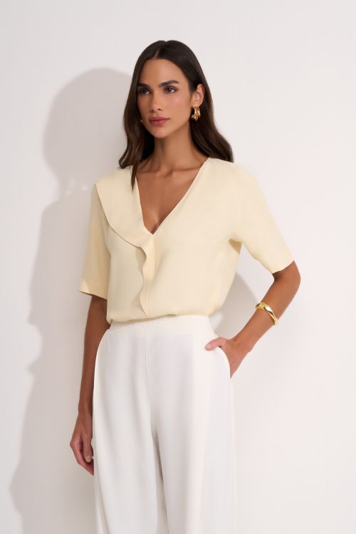 BLUSA DANDARA AMARELO - ALEHA