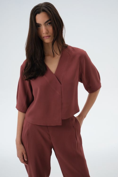 BLUSA GIO DECOTE V MANGA ALEHA