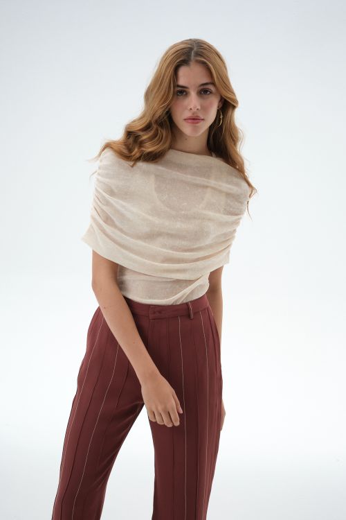 BLUSA MANUELA LUREX  2 EM 1 ALEHA