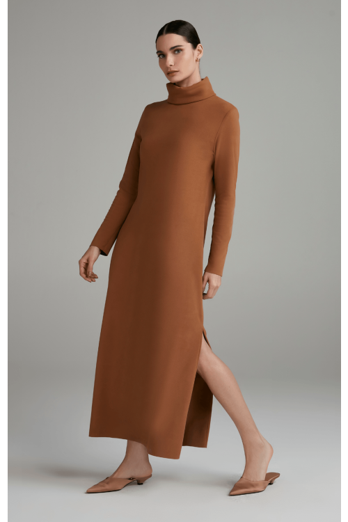 VESTIDO DEBORA GOLA ALTA - 3 ALEHA