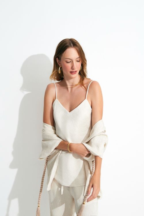 BLUSA ELEANOR - 1 NATURAL ALEHA