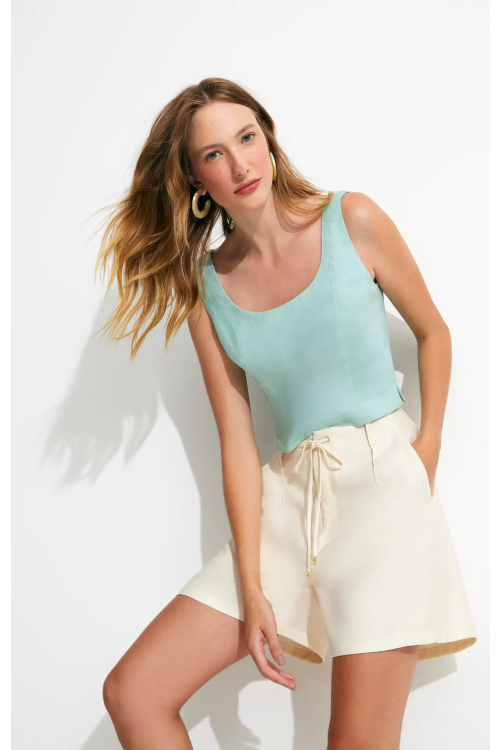 TOP ALICE ENCORPADO VERDE MENTA ALEHA