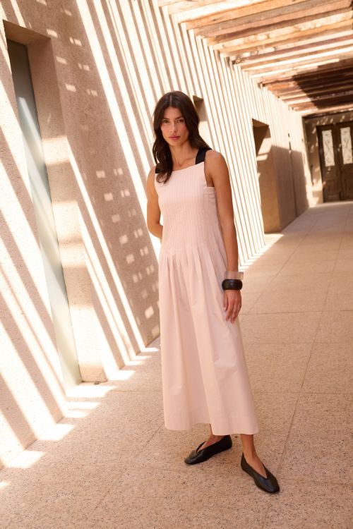 VESTIDO KIARA CEVADA BIANZA