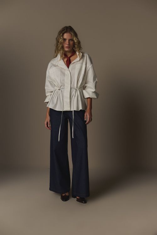 CAMISA PARKA OFFWHITE BIANZA