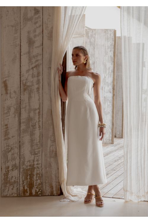 VESTIDO OSTUNI OFFWHITE BIANZA
