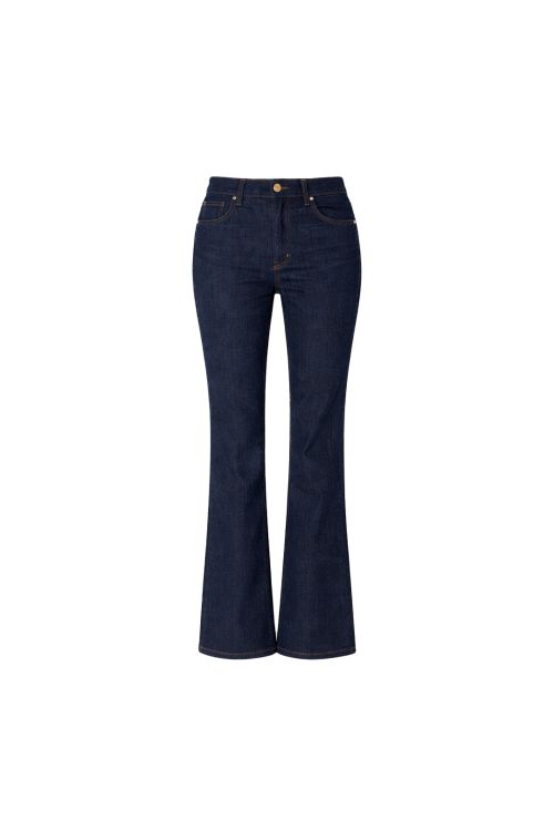 CALCA BOOT CUT SIENNA CINTURA ALTA AZUL ESCURO - LALIBELA