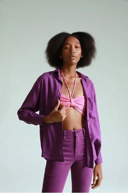 CAMISA GOIAS ROXO IORANE