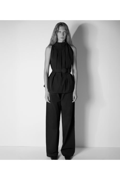 BLUSA NYLON CONFETE PRETO COVEN