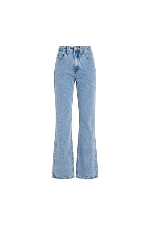 CALCA BOOT CUT SOFIA CINTURA MEDIA JEANS AZUL CLARO LALIBELA
