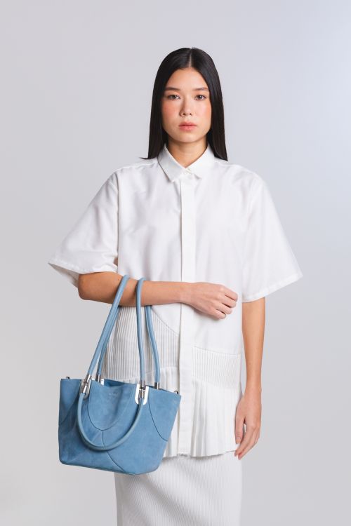 4PMW MINI HANDBAG AZUL CELESTE ESTHERA