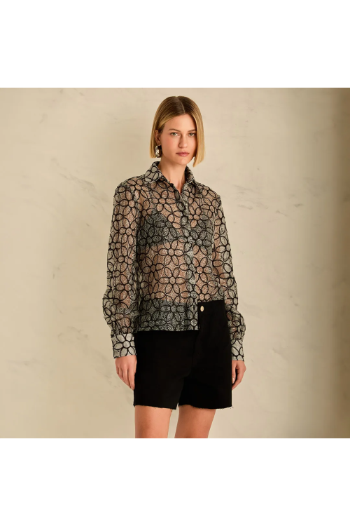 CAMISA FRANCHESCA PRETO LALIBELA