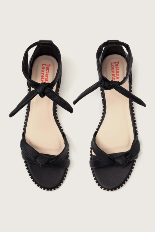 RASTEIRA LACE UP NO MESTICO PRETO TATIANA LOUREIRO