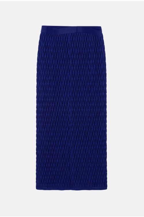 SAIA EM TRICOT CASA DE ABELHA AZUL COVEN