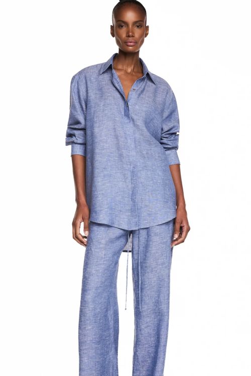 CAMISA LINHO AZUL - TIG