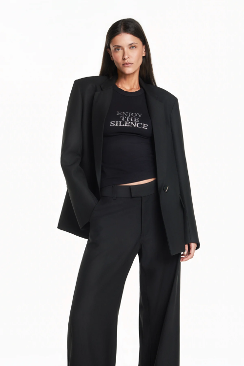 BLAZER ALFAIATARIA CREPE PATOU PRETO TIG
