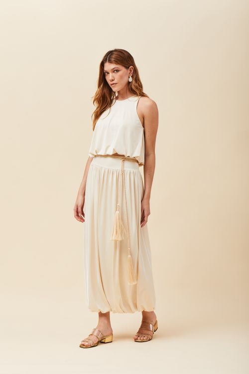 SAIA MALHA ATHENA OFFWHITE - VOAR