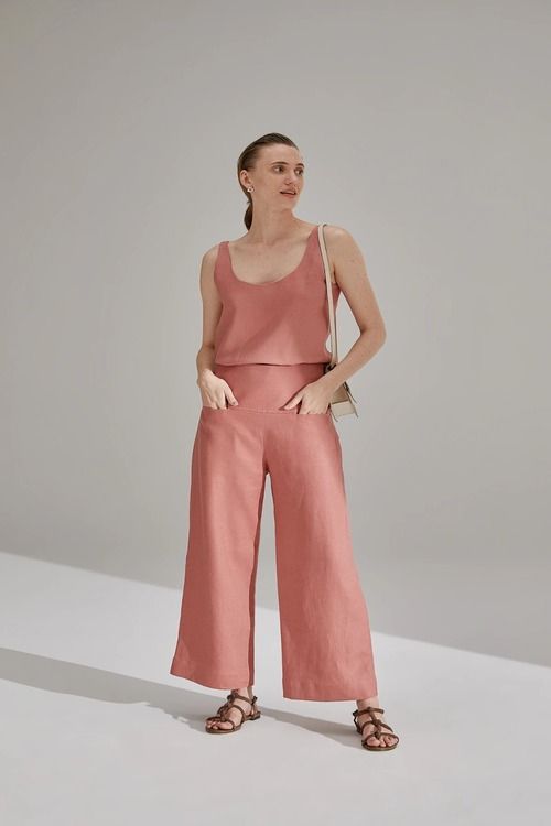 CONJUNTO LINHO BASIC ROSA EGREY