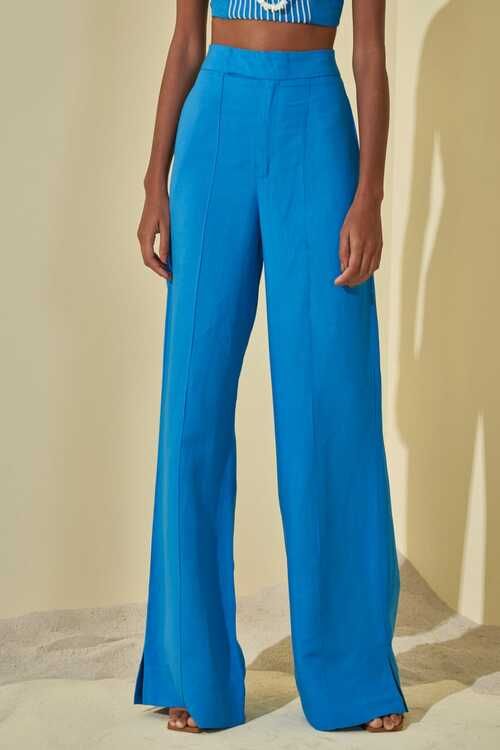 CALCA LINHO PANTALONA AZUL SCHOOL L'CECCI