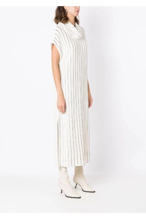 VESTIDO TRICOT RISCA DE GIZ MARINHO EGREY