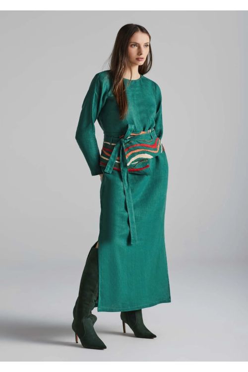 VESTIDO PAZ VERDE ALEHA