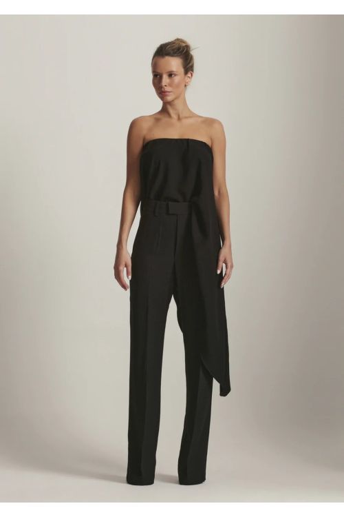 CALCA ALFAIAT. CREPE PRETO TIG