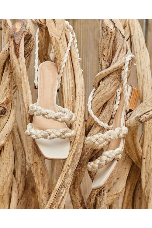 SANDALIA RUBI AMARRACAO OFFWHITE ALEHA